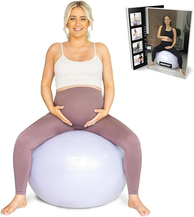 BABYGO® Birthing Ball for Pregnancy & Labor + Our Award Winning Book - Exercise, Birth & Recover... | Amazon (US)