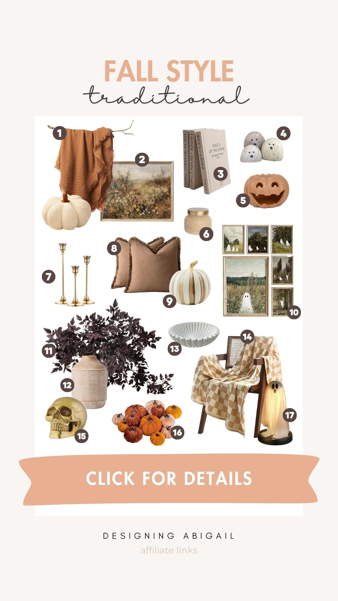 How beautiful are these items for fall? Man, I love this season 🍁🧡🤎

Black and white pumpkin, pumpkin, ghost pillow, candles, Halloween candle, black flowers, checkered, Mackenzie-childs, candlesticks, spider, crow, crows, scalloped bowl, spooky candles, teacup, teacups, skull decor, vase, floating candles, Rug, black and white, pillow, throws, throw pillow, pillow cover, ghost, ghost pillow, hand towels, towel, skeleton pillow, pumpkin pillow, spider pillow, classic, traditional, home decor, Halloween, spooky, haunted, fall, front entry, entry way decor, entry decor, entry table, studio McGee, Joanna gaines, console table, traditional, fall, soft colors, fall home, fall home decor, autumn home, autumn decor, autumn, fall candles, fall foliage, skull, brown, cream, tan, orange, autumn vibes 

#LTKHome #LTKFallSale #LTKSeasonal