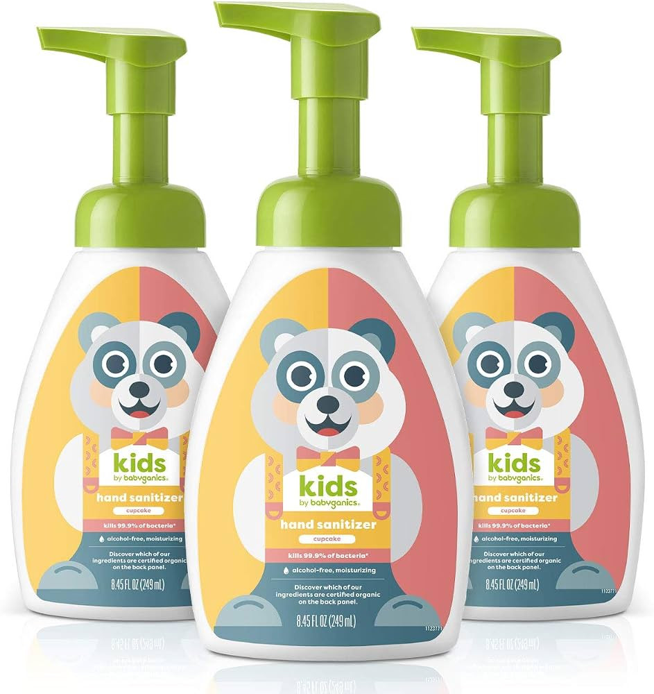 Kids Foaming Pump Hand Sanitizer, Alcohol Free, Cupcake, Kills 99.9% of Common Bacteria, Moisturi... | Amazon (US)