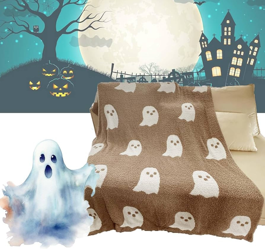 2023 Halloween Viral Pink Ghost Blanket,Pink Ghost Blanket,Pink Halloween Blanket,2023 Halloween ... | Amazon (US)