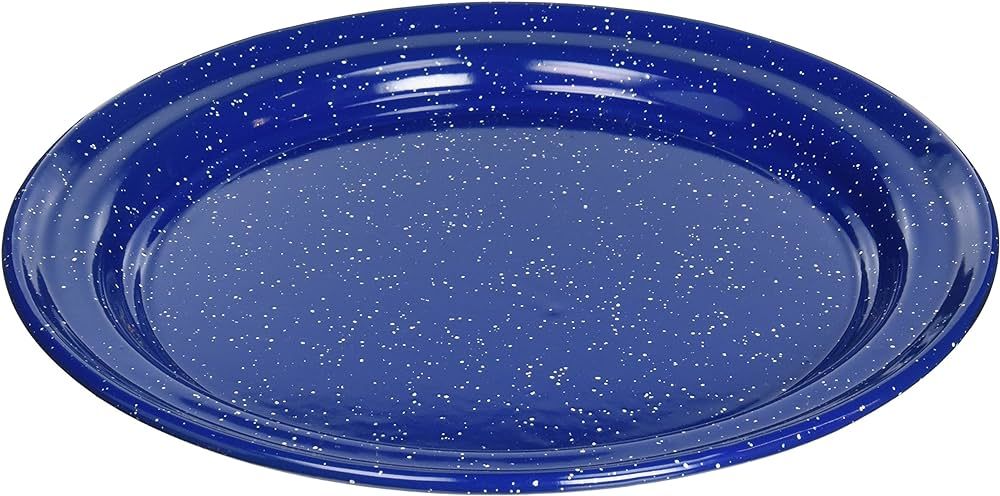 GSI Outdoors 10 Inch Enamelware Plate for Camp, Cabin and Farmhouse Kitchen - Blue | Amazon (US)