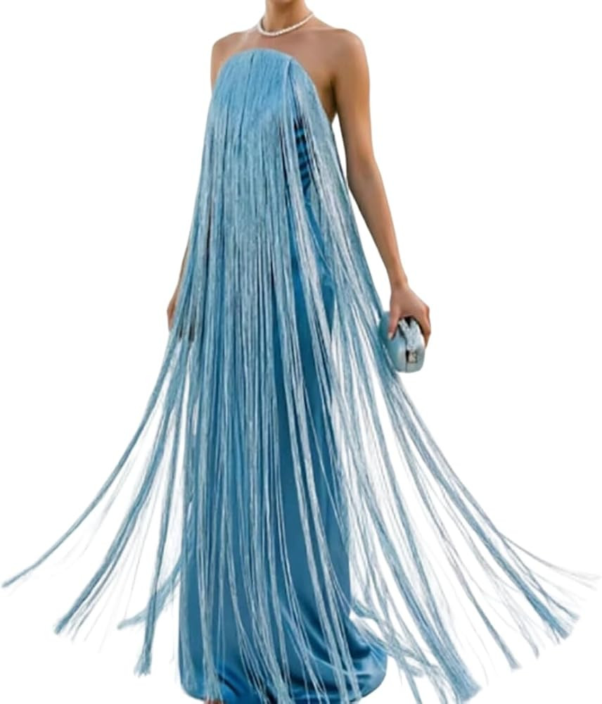 Women's French-Style Off-Shoulder Evening Gown \u2014 Sleeveless, Straight-Neckline Banquet Dress... | Amazon (US)