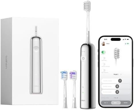 Laifen Wave Electric Toothbrush, Oscillation & Vibration Sonic Electric Toothbrush for Adults wit... | Amazon (US)