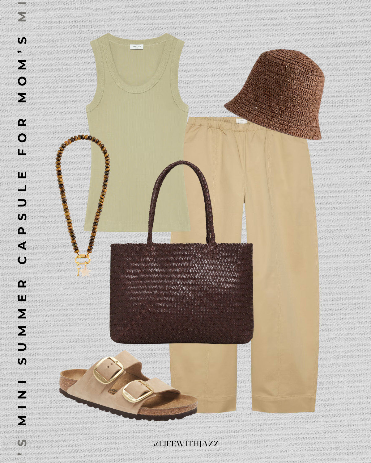 casual summer mom outfit

minimal style / summer style / khaki barrel pants / Madewell accessories / straw hat / Birkenstocks

#LTKxMadewell #LTKootd #LTKmomlife