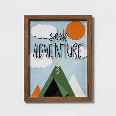 Seek Adventure Framed Art - Pillowfort™ | Target