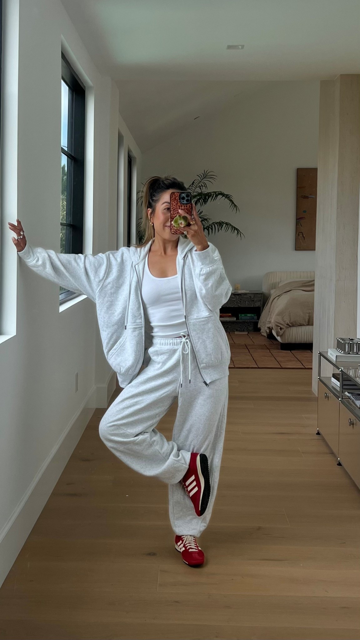 Wearing small top, xs bottom 