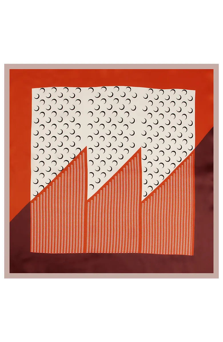 Pure Silk Printed Designer Square Scarf | Nordstrom