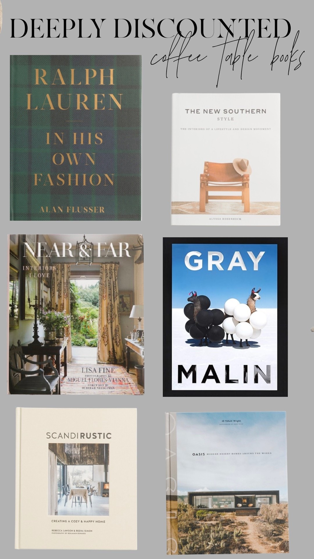 These deeply discounted coffee table books are a neutral home lover’s dream. From timeless interiors to iconic fashion and global design, these picks add instant character and style to any space. Tap to shop before they’re gone!

#LTKHome #LTKSaleAlert #LTKFindsUnder50