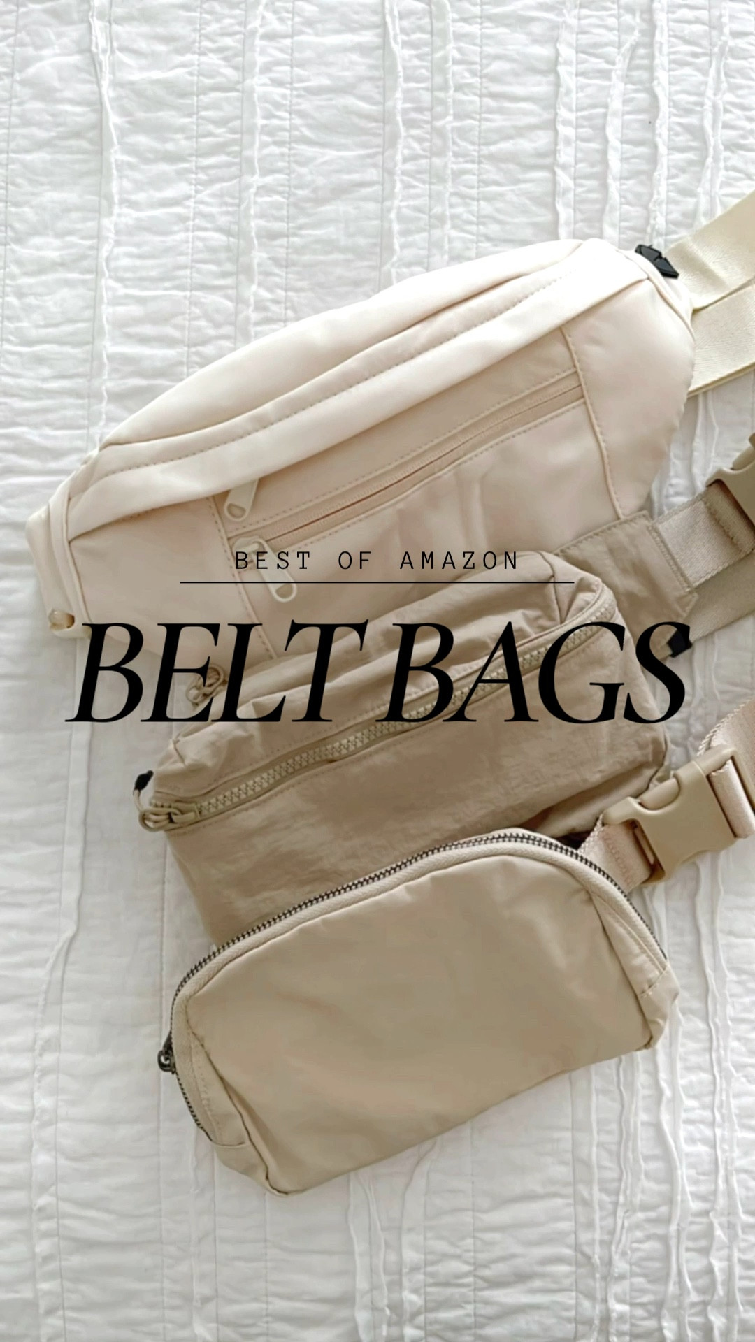 Best belt bag finds on Amazon! All come in black and other colors but loving this beige/tan for summer. Amazon finds. Amazon fashion. Summer style. Casual chic. Mom style. 

#amazonfashion #summerstyle #casualchic

#LTKitbag #LTKunder50 #LTKstyletip