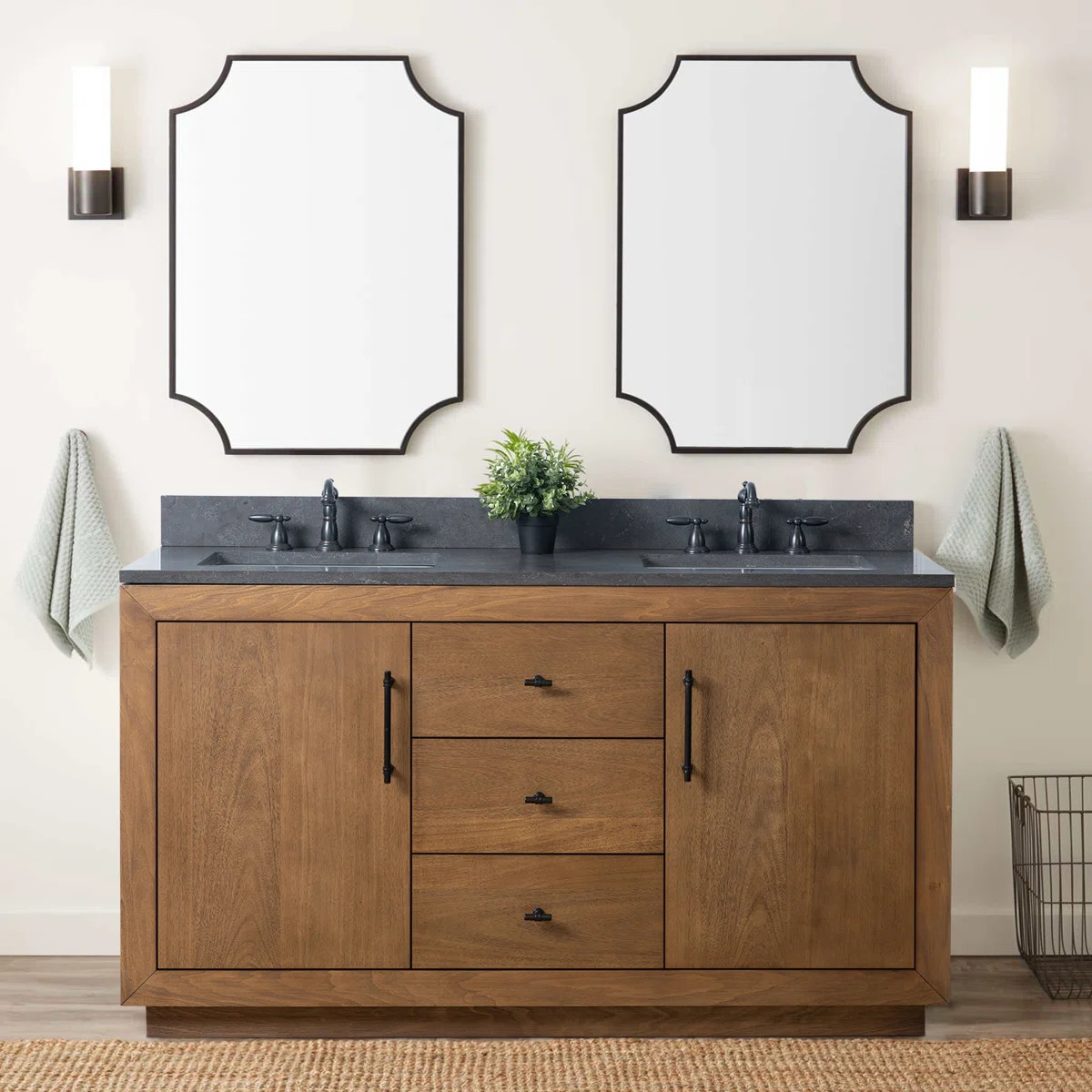 Vanity Art  introducing a high-quality poplar wood bath vanity with a sink. It is the perfect ble... | Wayfair North America