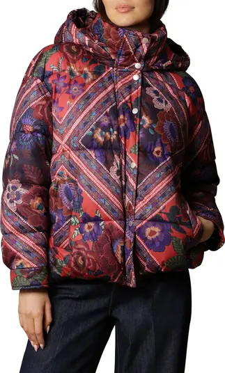 Patchwork Quilted Hooded Puffer Coat | Nordstrom