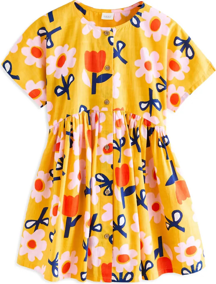 Kids' Floral Cotton Dress | Nordstrom