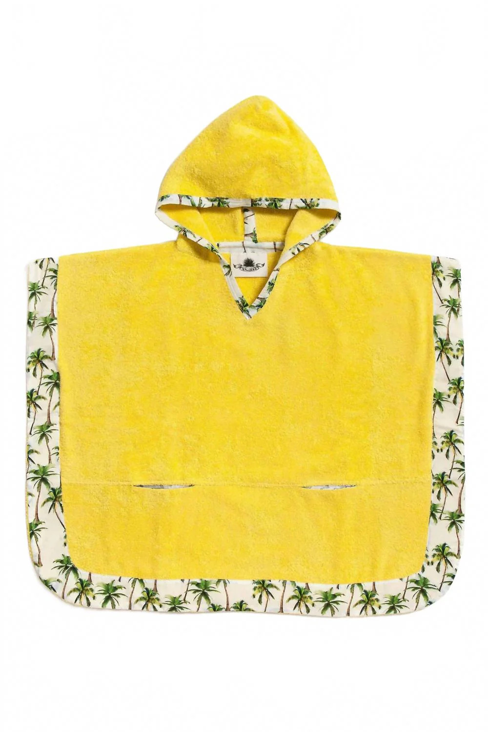 Kid's Poncho Towel In Havana Yellow | Shop Simon