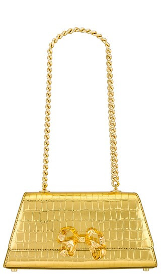 Mini Shoulder Bag in Gold | Revolve Clothing (Global)