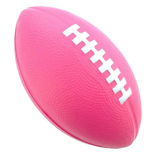 LMC Products Foam Football - 7.25" Easy Grip Small Football for Kids - Pink - Youth Size - Quality Soft Foam Toddler Footballs (Pink) | Amazon (US)