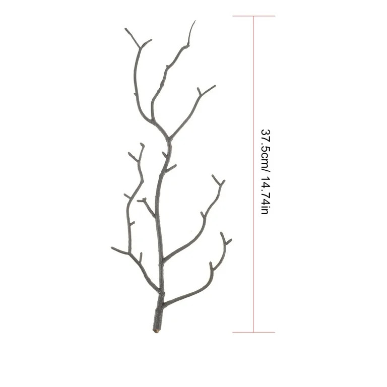 WEUVEB 10pcs Plastic Floral Stems Black for Decorative Branches Family Decor | Walmart (US)