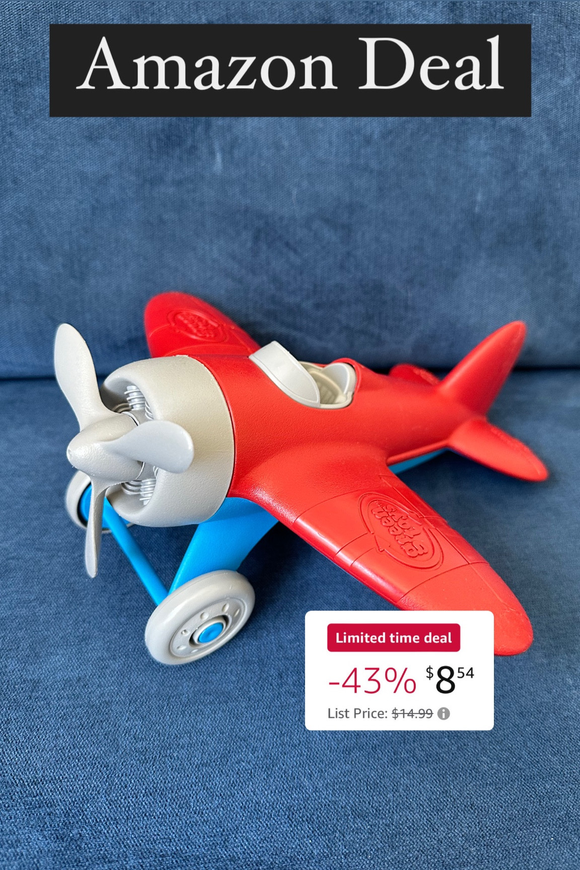 Green Toys Airplane - BPA Free, Phthalates Free, Red Aero Plane for Improving Aeronautical Knowledge of Children. Toys and Games

#LTKSummerSales #LTKBaby #LTKKids