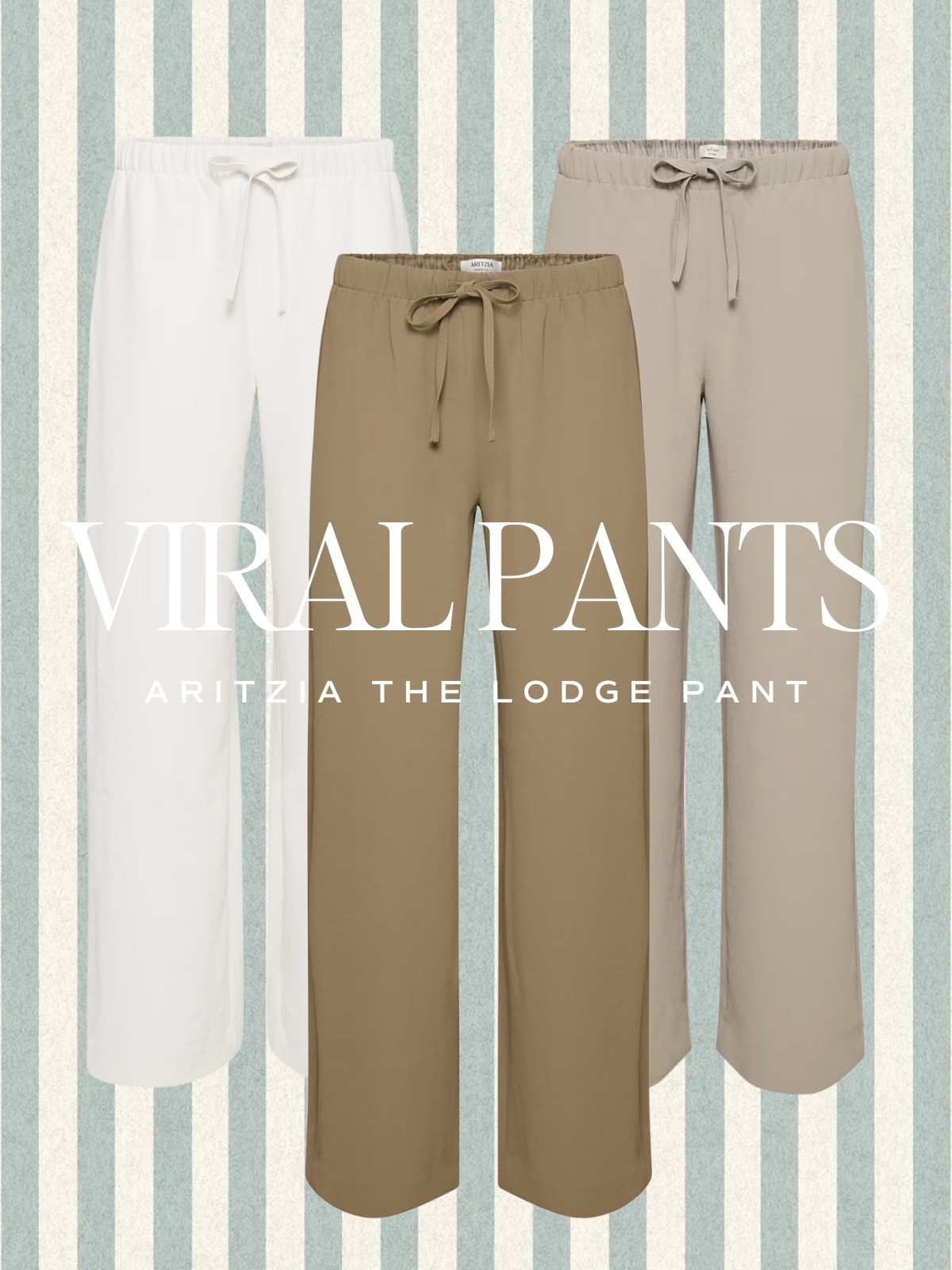 If you need great travel pants, these are it ✨
Comfortable, flattering, and machine-washable. I wear them on repeat. Size small, fits TTS. Linked all colors + lengths. @Aritzia 

#LTKTravel #LTKootd