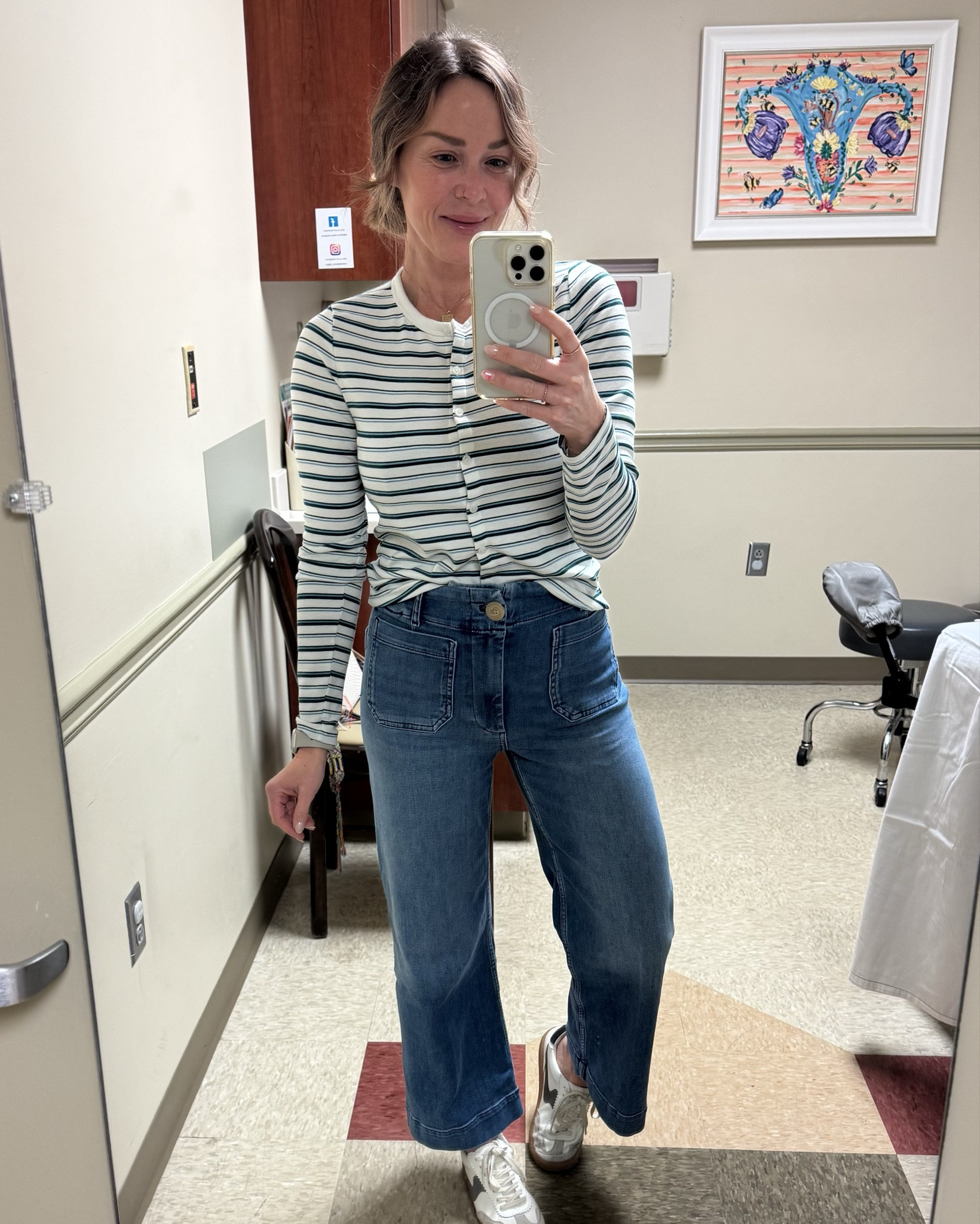 The cutest cropped jeans for the shorter girls! The Collette jeans from Anthropologie are so classic, clean, and comfortable! 

I'm 5'3" for reference. ♥️

#LTKPetite #LTKMostLoved #LTKOver40