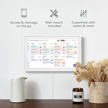 Skylight Calendar: 15 inch Digital Calendar & Chore Chart, Smart Touchscreen Interactive Display ... | Amazon (US)