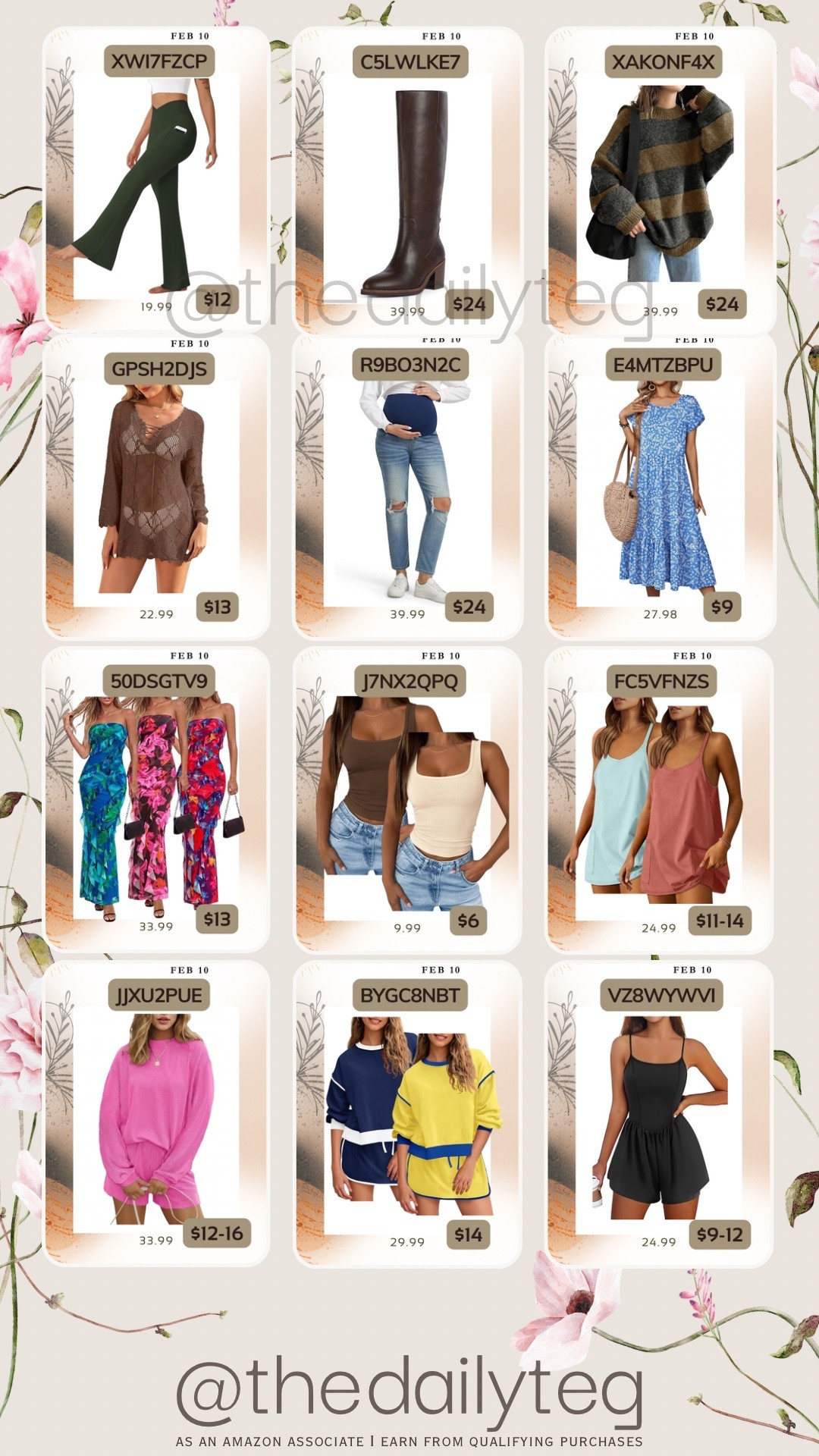 Sharing today’s Amazon fashion deals 🤍
So many comfy + cute finds — maternity friendly jeans, lounge sets, dresses, tanks, and everyday staples… most under $25!

Perfect for pregnancy, postpartum, or just cozy mom life.
#ltkunder25 #amazonfashion #bumpfriendly #momstyle #budgetfashion

#LTKootd #LTKSaleAlert #LTKU
