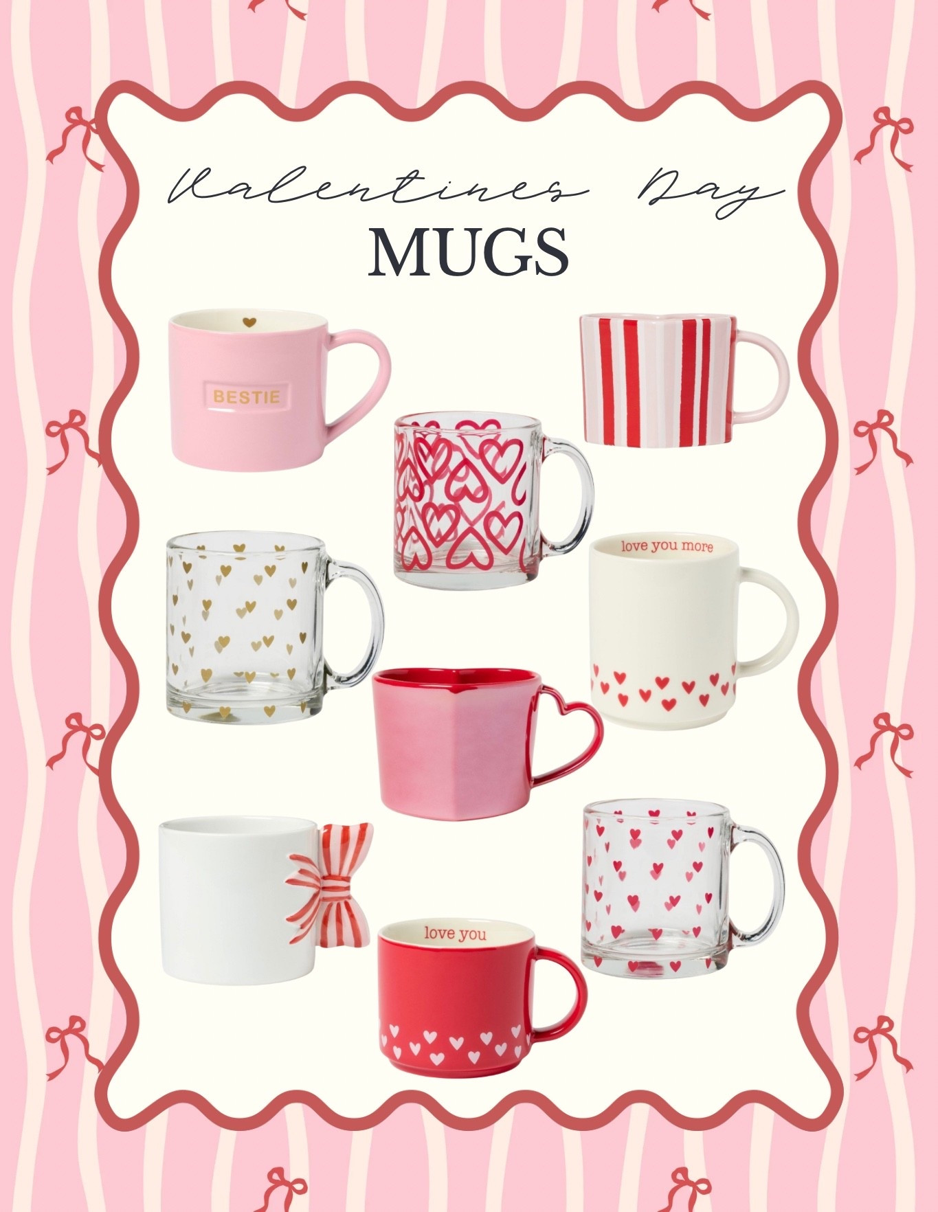Target nailed it with these Valentine’s Day mugs—perfect for sharing a cozy sip with your loved ones or gifting a friend some extra love 💗❤️🤍

#LTKSeasonal #LTKHome #LTKGiftGuide