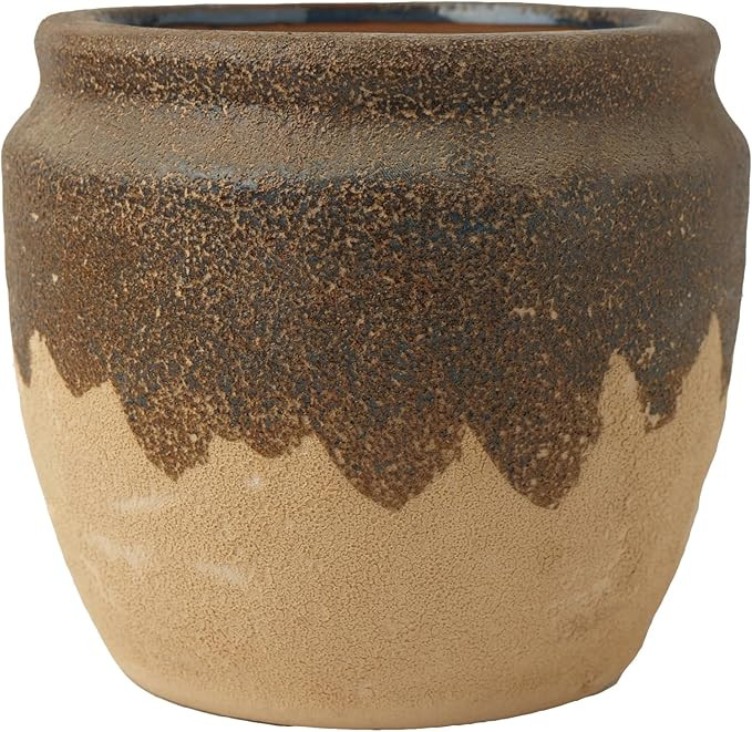 Ceramic Plant Pot, Clay Pots, Distressed Planter, Indoor Outdoor Planter,Succulent/Cactus/Orchid ... | Amazon (US)