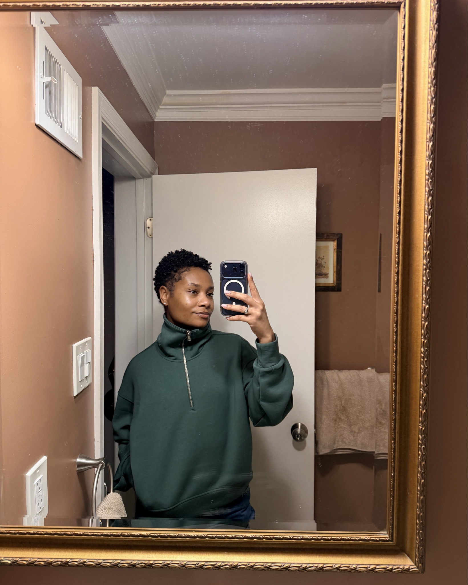 What I wore to my nephews birthday party! I was so excited to wear this. I was super cozy and comfy. I paired it with wide leg jeans and sneakers. I’m wearing a medium but could also wear a small. 

#LTKPetite #LTKGiftGuide #LTKootd