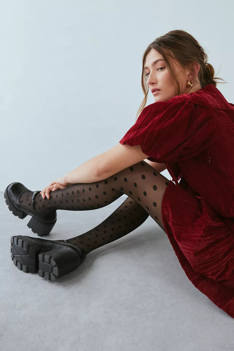 Sheer Polka Dot Tights | Urban Outfitters (US and RoW)