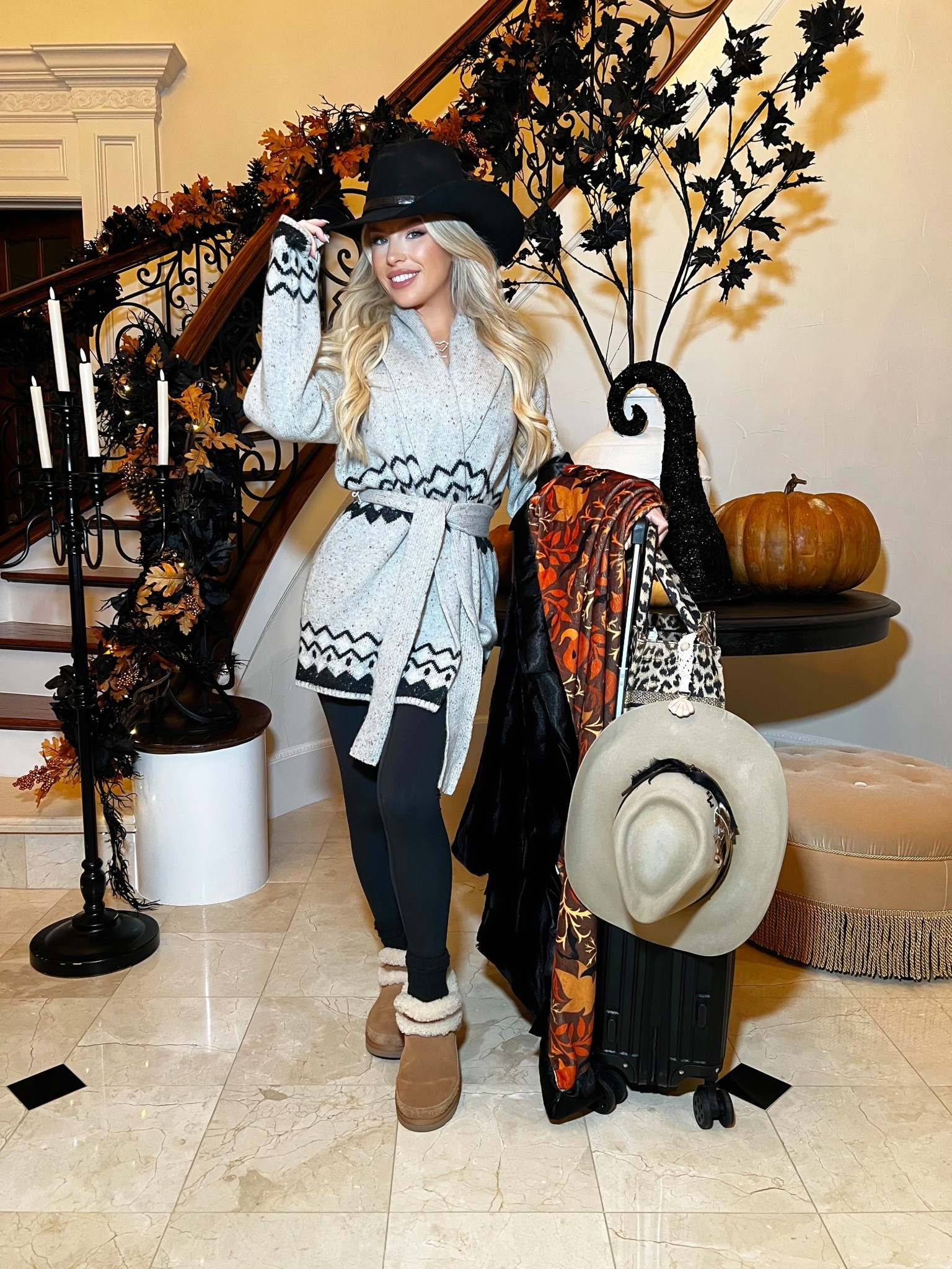 Travel outfit. Airport outfit. Sweater. Revolve. Mountain trip. Fall break. Fall outfit. Uggs 

#LTKTravel