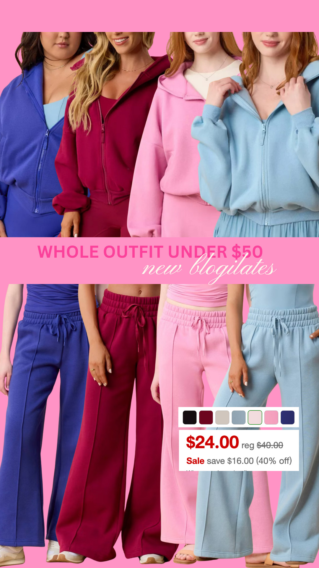 BLOGILATES NEW ARRIVALS 40% OFF 🩷 my most worn item from the collection - restocked in 7 new colors!!  

 #LTKCyberWeek #LTKHoliday #LTKSaleAlert