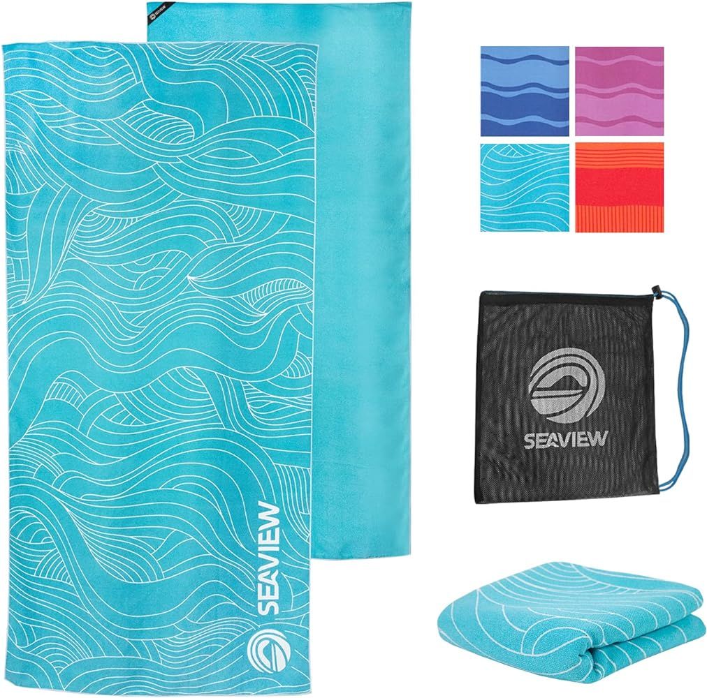 Seaview 180 Akumal Oversized Microfiber Beach Towel, Quick Dry Towel-Travel Towel-Camping Towel S... | Amazon (US)
