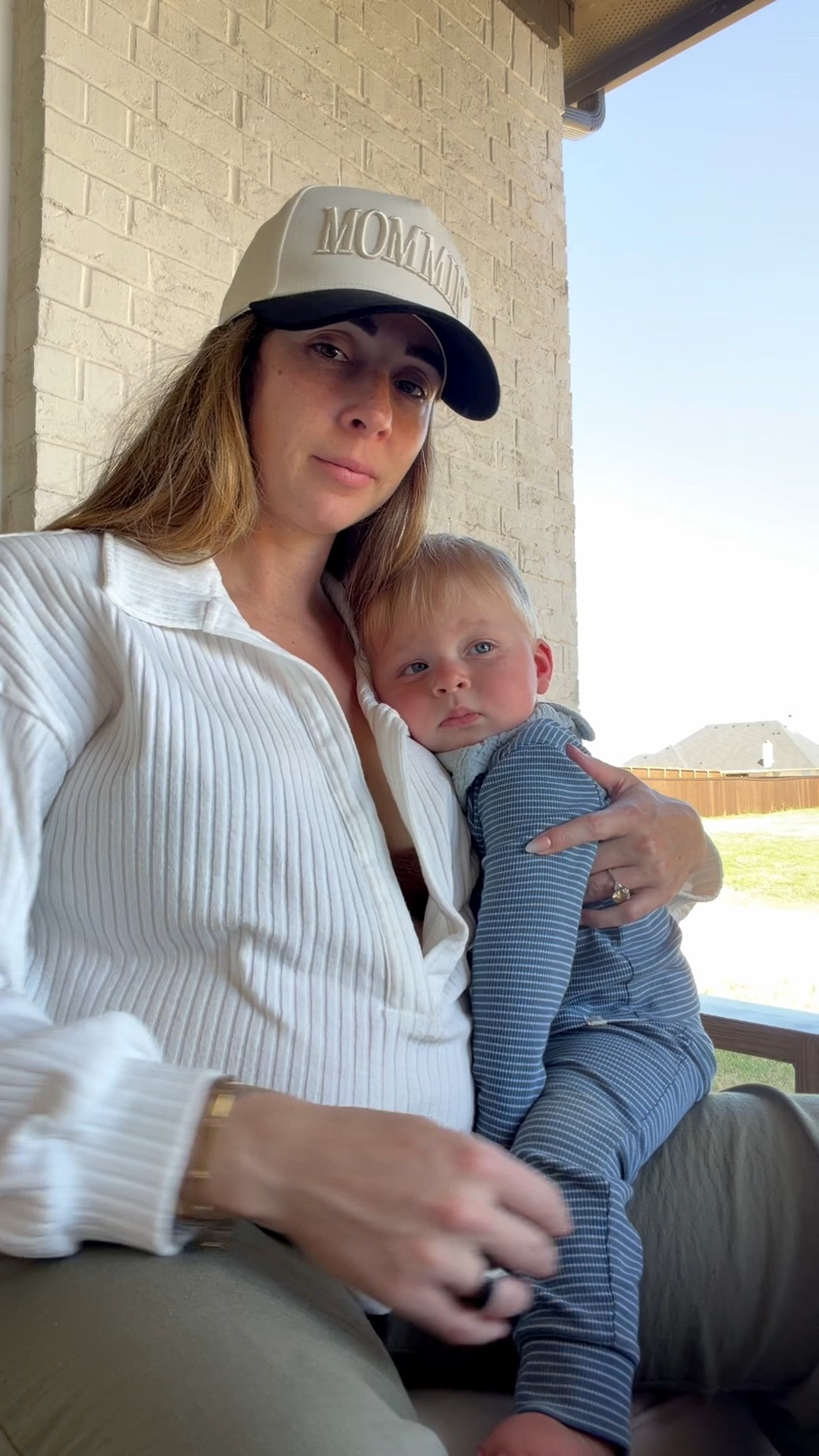 He was in a mood after his nap. But nothing a banana and cuddle session couldn’t fix! Some of my “mom uniform” which I’ll be adding to in the next few weeks with bump friendly options and more after baby comes! 

#LTKmomlife #LTKBump