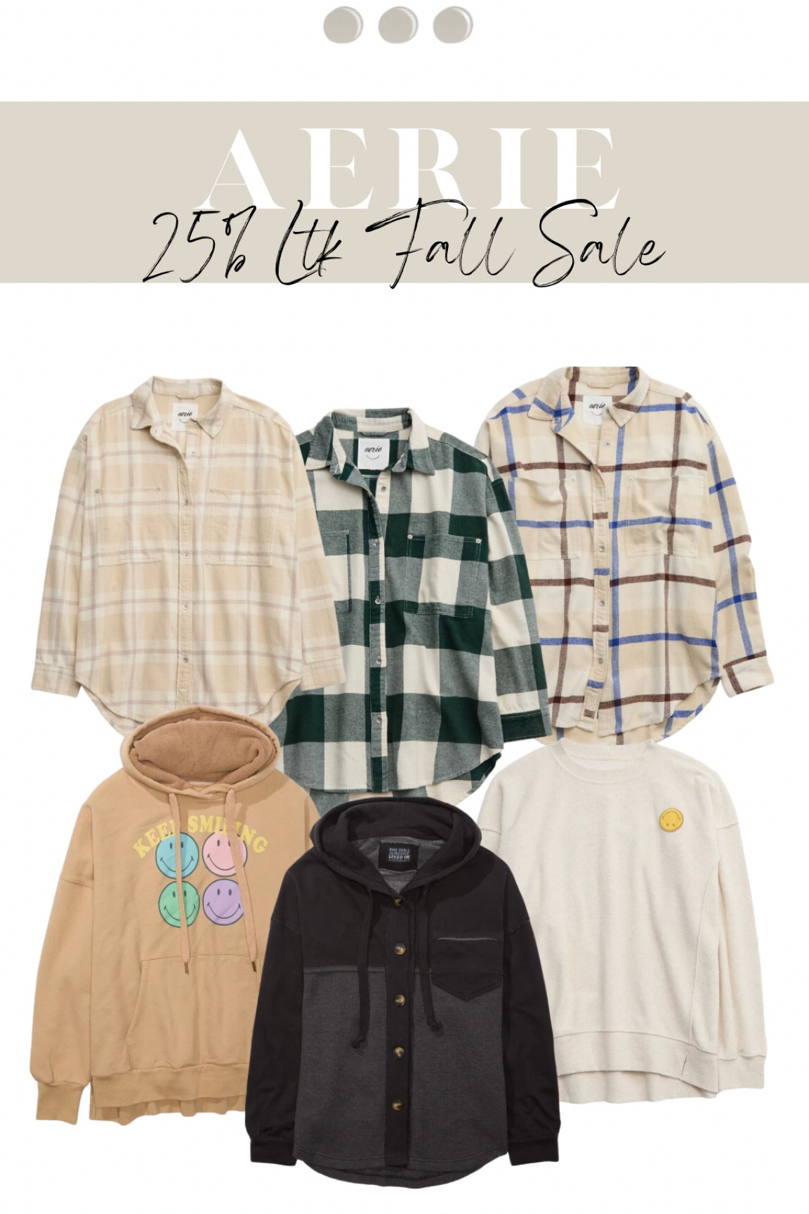 Aerie—25% ltk fall sale!🍂 



#LTKstyletip #LTKSeasonal #LTKSale