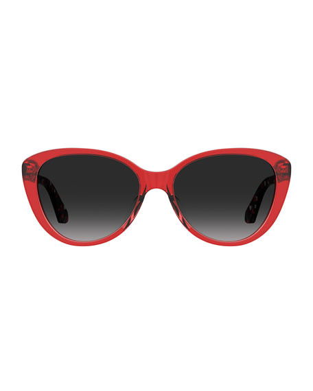 kate spade new york visalia acetate cat-eye sunglasses | Neiman Marcus