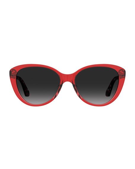 kate spade new york visalia acetate cat-eye sunglasses | Neiman Marcus
