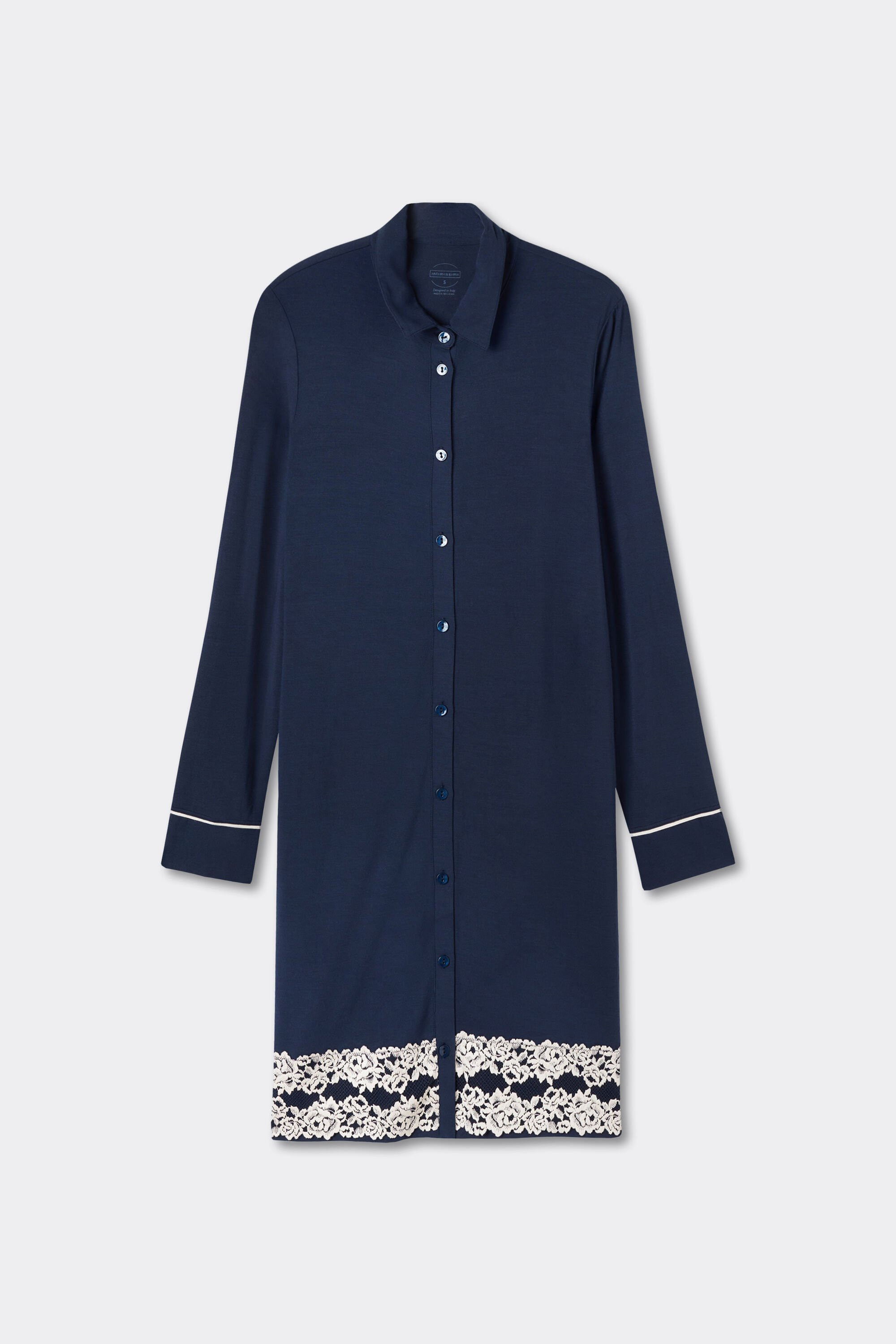 Pretty Flower Open Front Nightshirt - Intimissimi | Intimissimi (US)