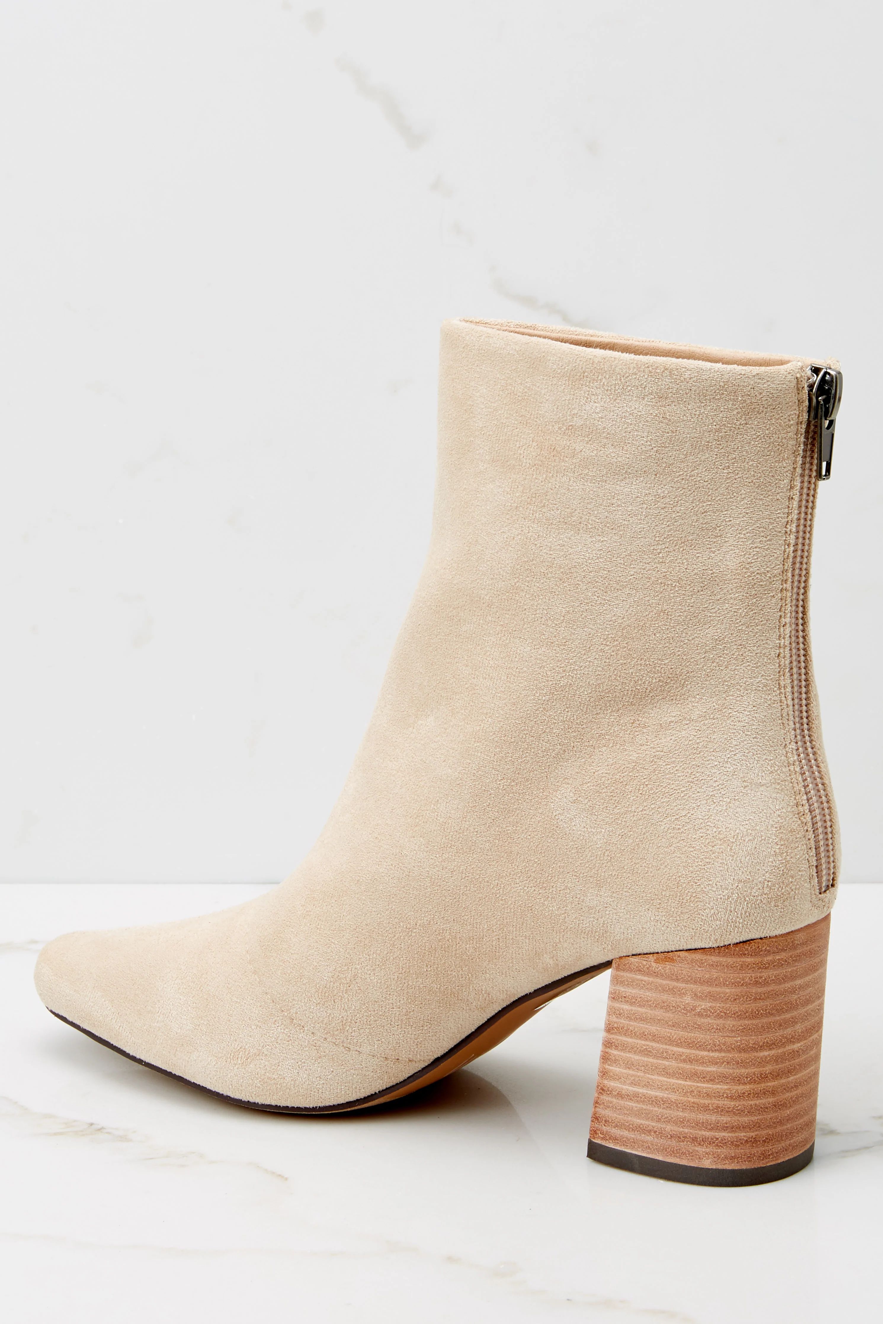 Whisk Me Away Nude Ankle Booties | Red Dress 