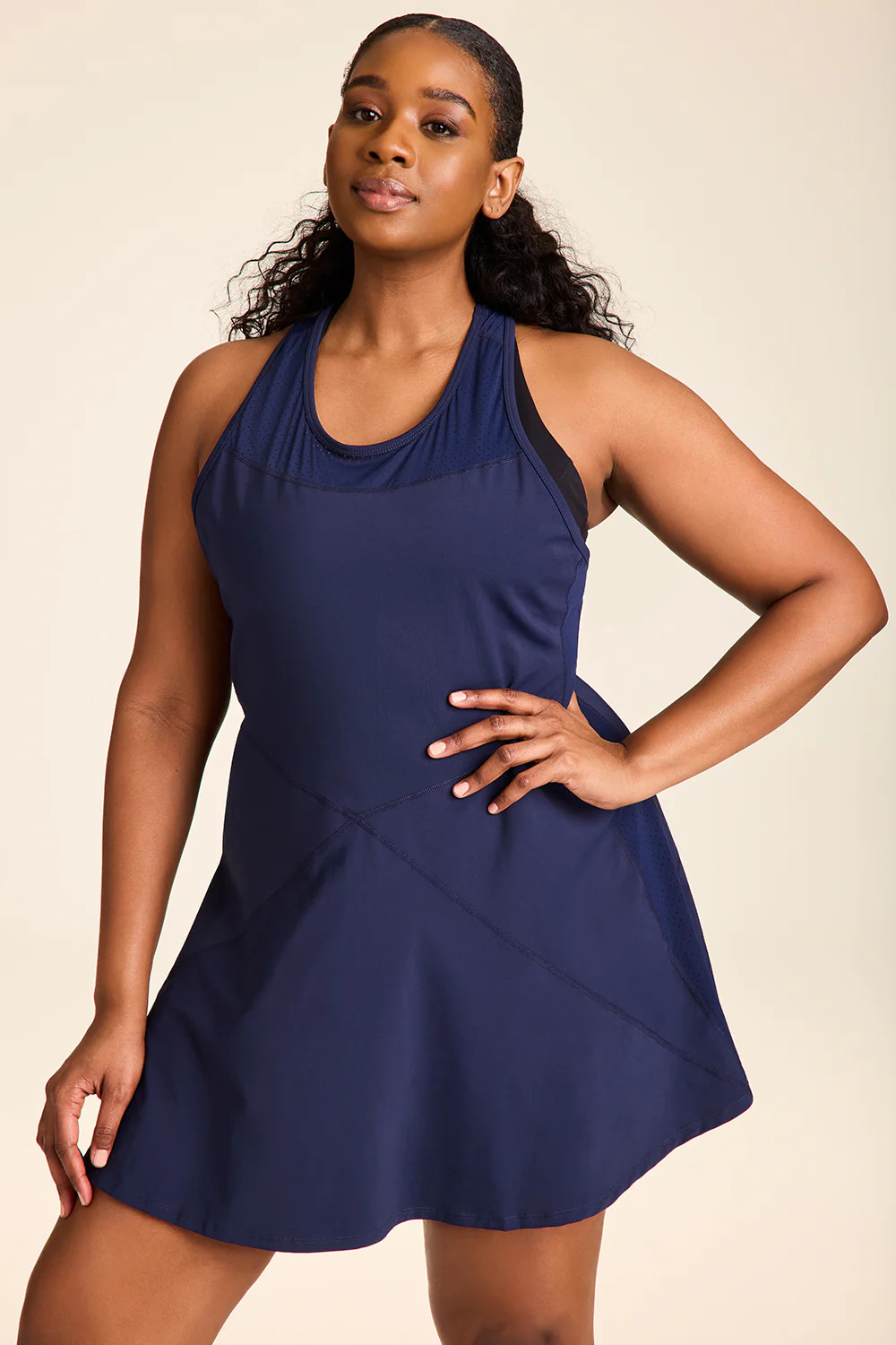 Serena Dress - Navy Blue Tennis Dress | Workout Dress | Alala | Alala
