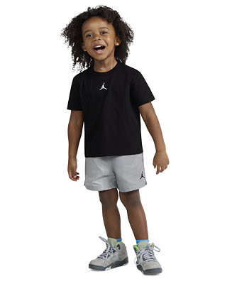 Jordan Boys' Toddler 2T-4T Dri-FIT Crewneck T-Shirt and Mesh Shorts, 2-Piece Set | Macy's
