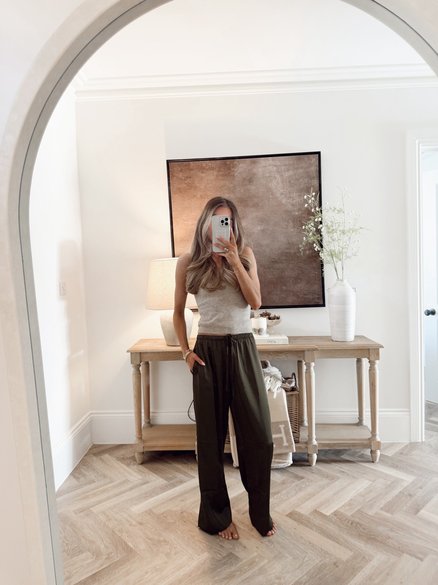 Love these satin pants for lounging 🤍

#LTKeurope #LTKstyletip #LTKspring