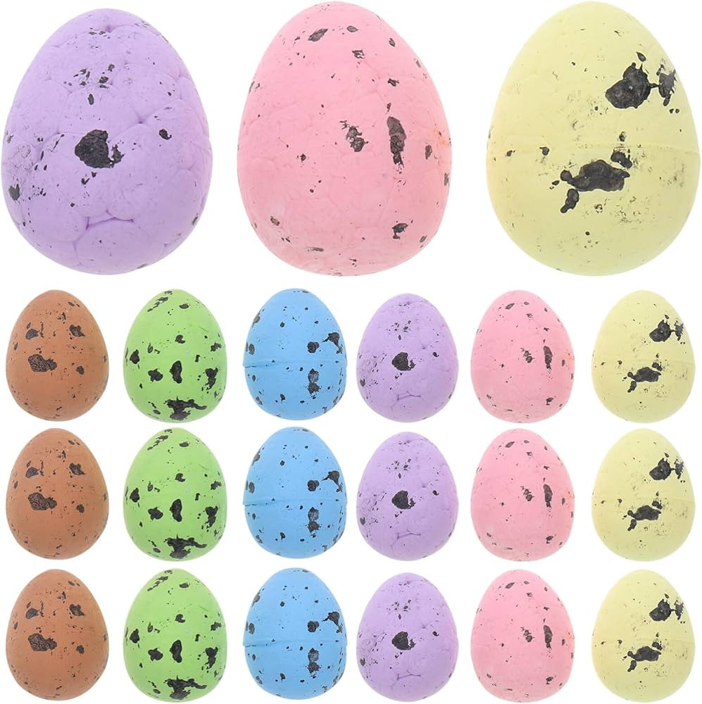 Cabilock Foam Easter Eggs Speckled Eggs: 600pcs Colorful Eggs Decorative Pastel Easter Eggs for D... | Amazon (US)