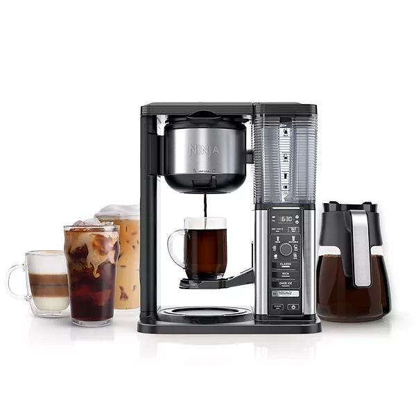 Ninja Specialty Coffee Maker with Fold-Away Frother & Glass Carafe CM401 | Kohl's