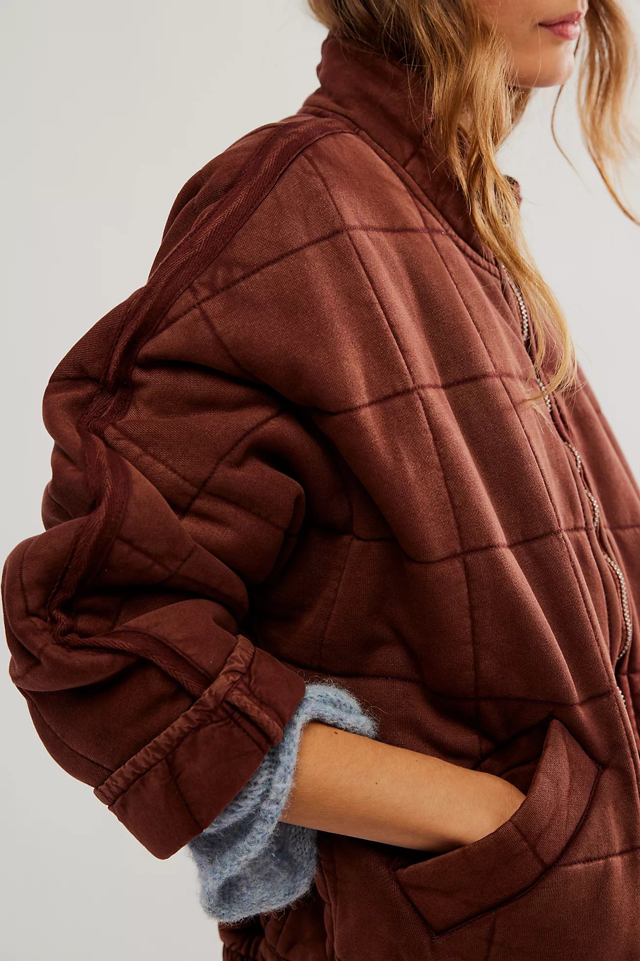 Dolman Quilted Knit Jacket | Free People (UK)