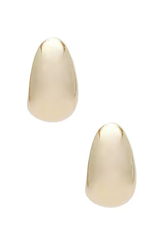 BRACHA Hendrix Baby Dome Hoops in Gold from Revolve.com | Revolve Clothing (Global)