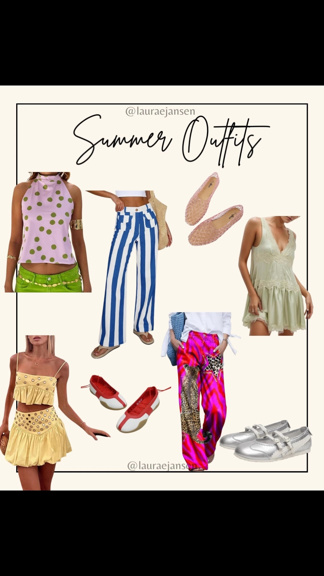 Colorful summer outfit ideas