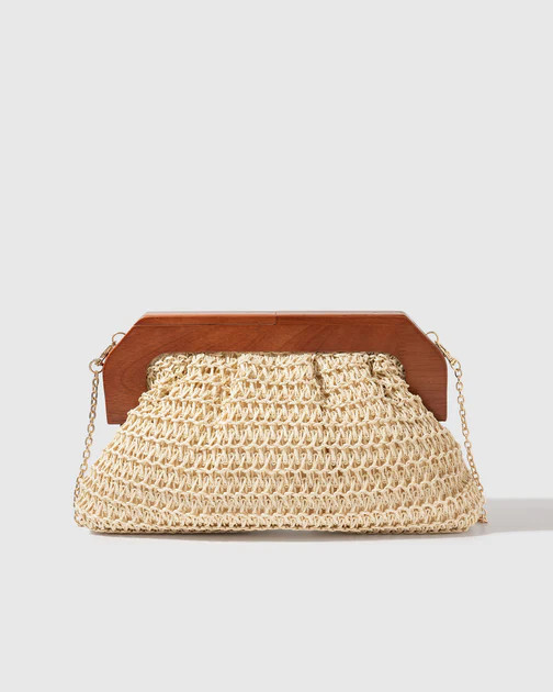 Bimini Straw Clutch - Natural | VICI
