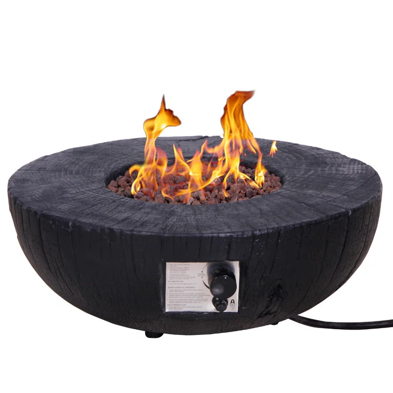 Brayden Studio® Baudilia 10 H 30,000 BTU Outdoor Gas Fire Pit | Wayfair | Wayfair North America