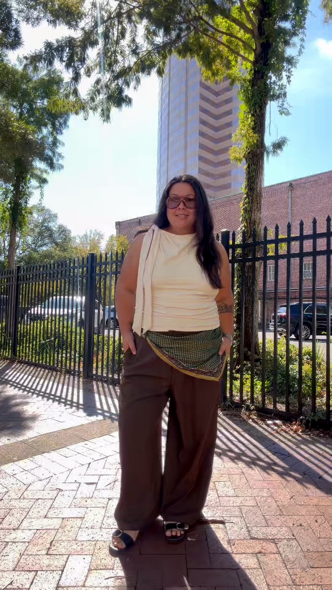 Casual outfit of the day. 🤎💛
Butter yellow top, brown wide leg pants(linked both regular and plus size)
Triangle scarf for your waist or neck, and trendy sunnies that come in a 4pk.

🍂The key to sizing on SHEIN is knowing your measurements! What’s great about the site is there isn’t a general size chart. Each item lists the measurements when you click on the size!🙌 It’s so helpful!

#LTKootd #LTKPlusSize #LTKMidsize
