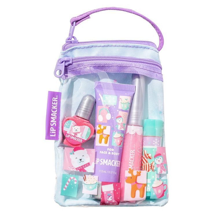Lip Smacker Holiday Glam Bag Cosmetic Set - 1.15oz/8pc | Target